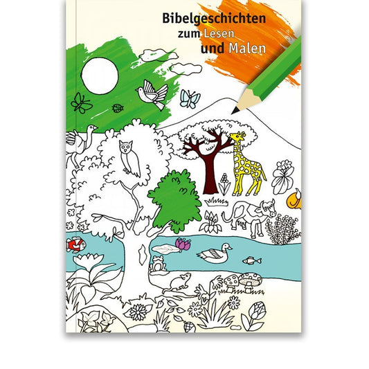 Bibelgeschichten zum Lesen und Malen